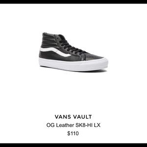 Womens size 9 high top Vans